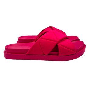 Aerosoles Shoes Womens Size 9 Pink Sandals Slip On Comfort Slides Beach